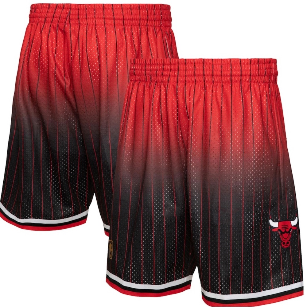 Mitchell & Ness Chicago Bulls Swingman Shorts Men’s Medium 8.5” NBA Mesh